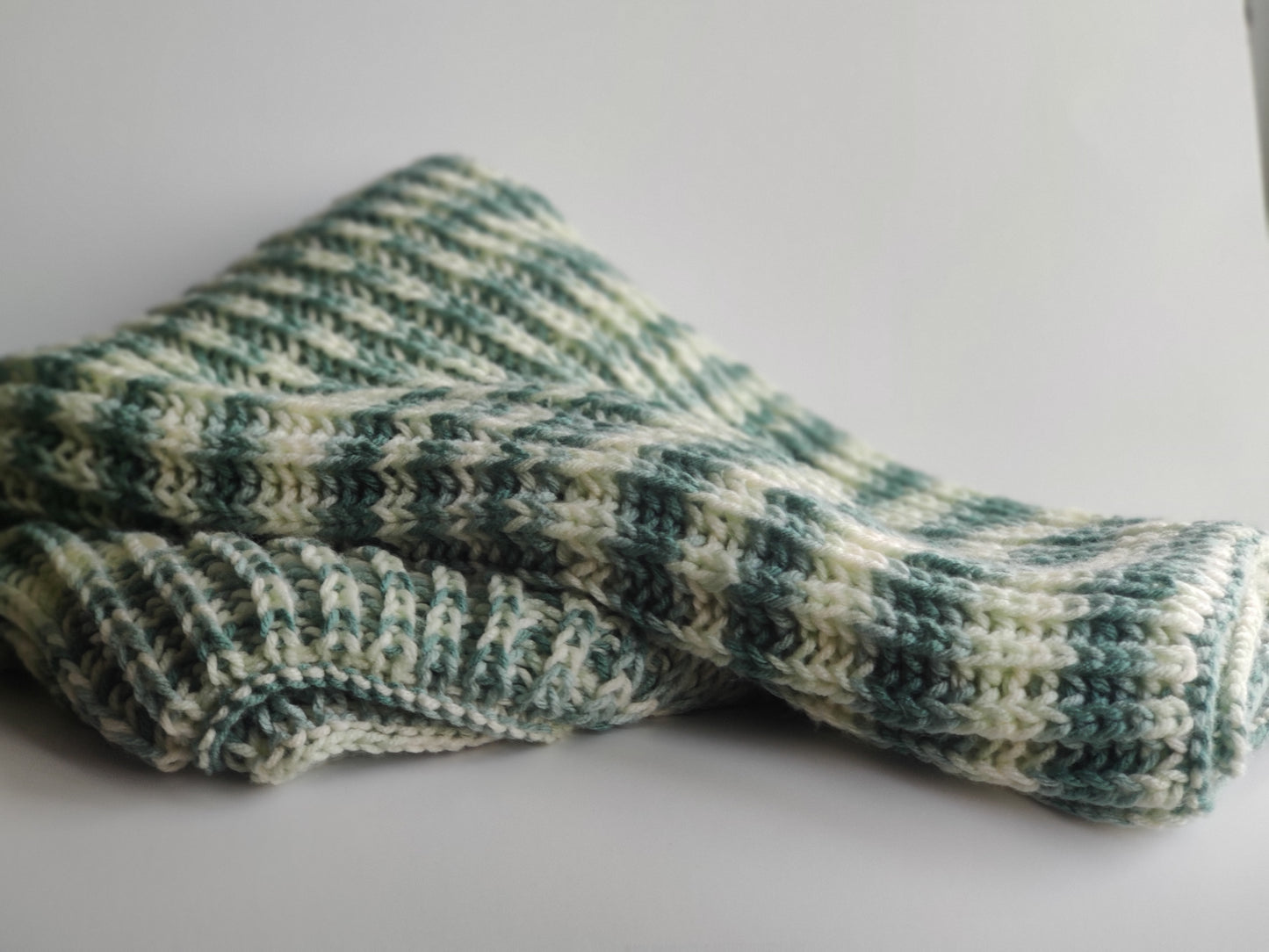 Hand Knitted Throw Blanket