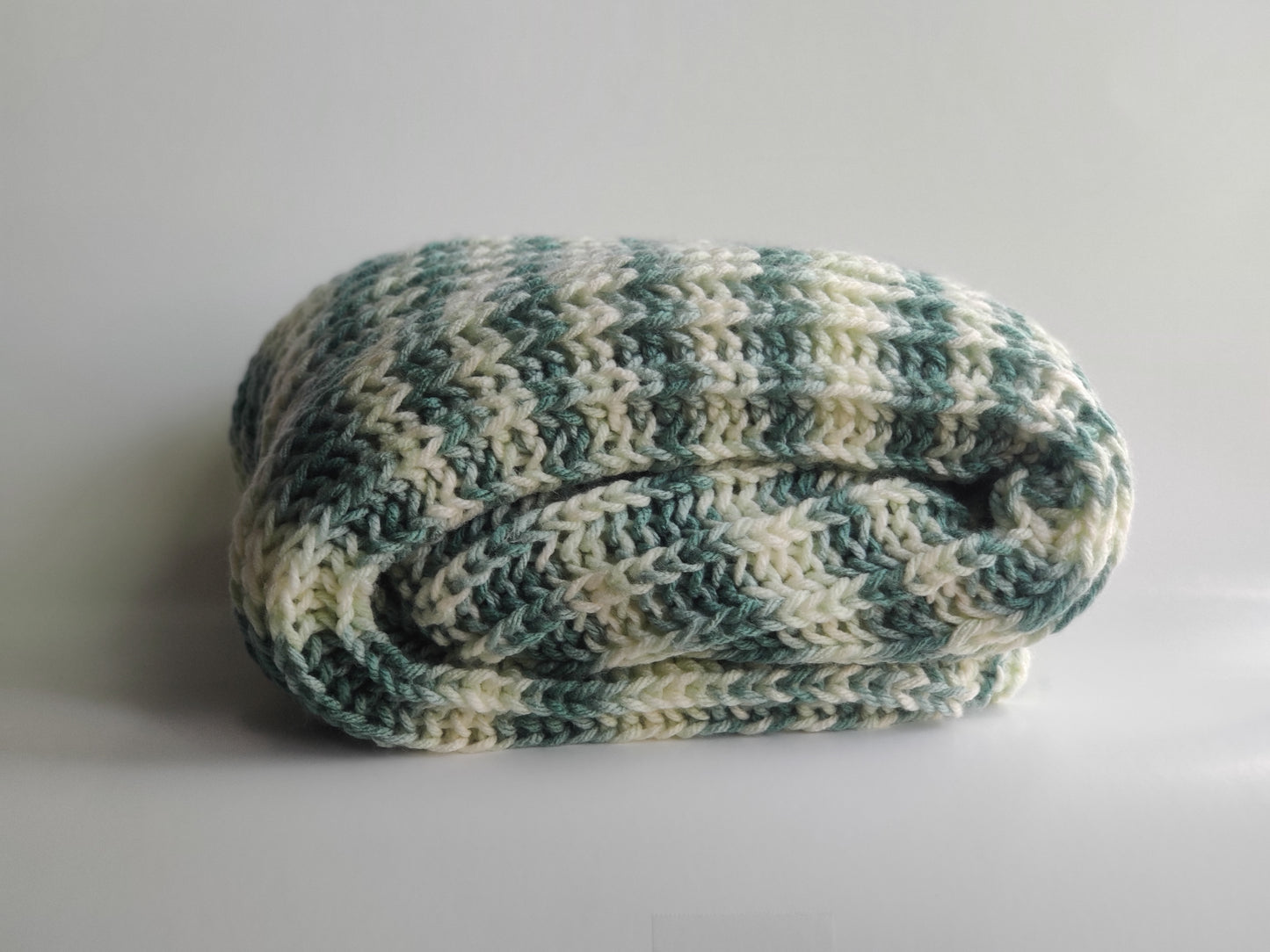 Hand Knitted Throw Blanket