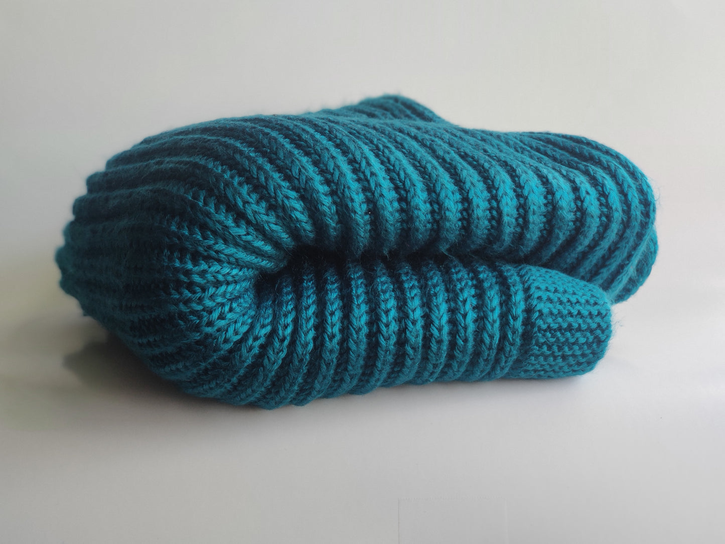 Hand Knitted Throw Blanket